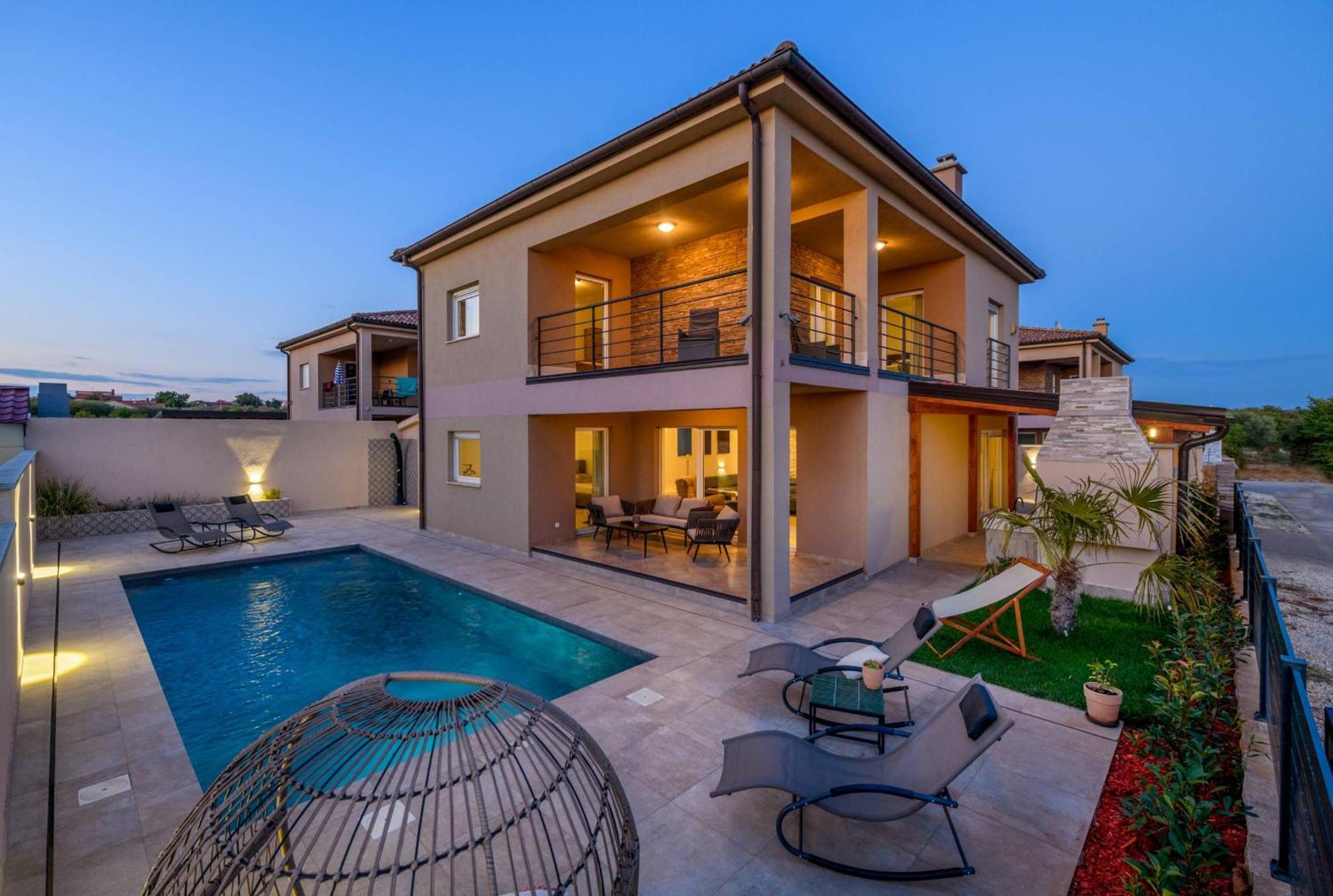 Villa Brionika Mit Pool Vodnjan Exterior foto