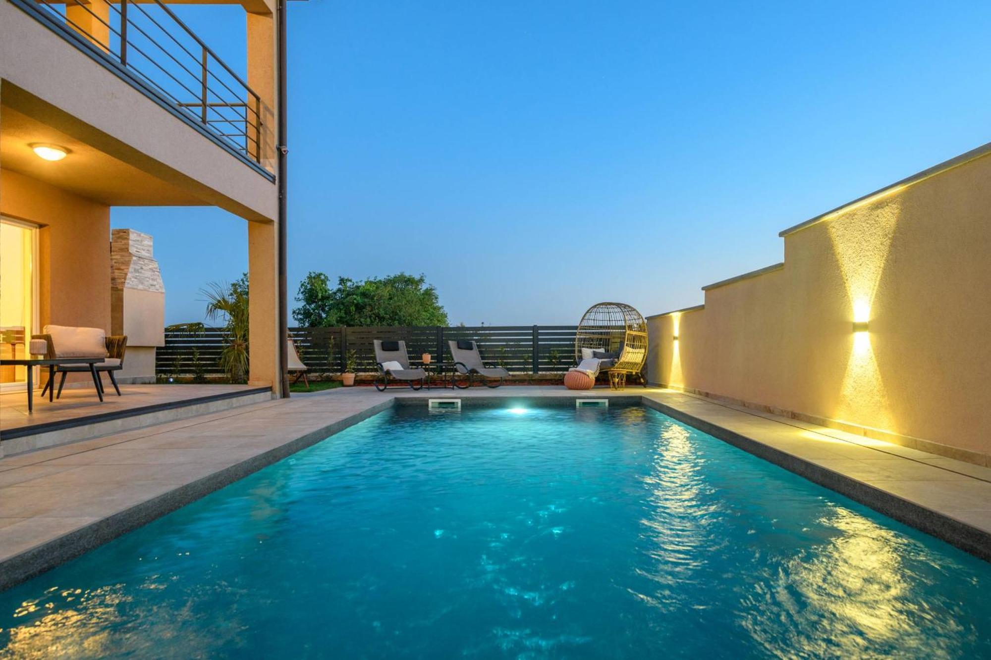 Villa Brionika Mit Pool Vodnjan Exterior foto