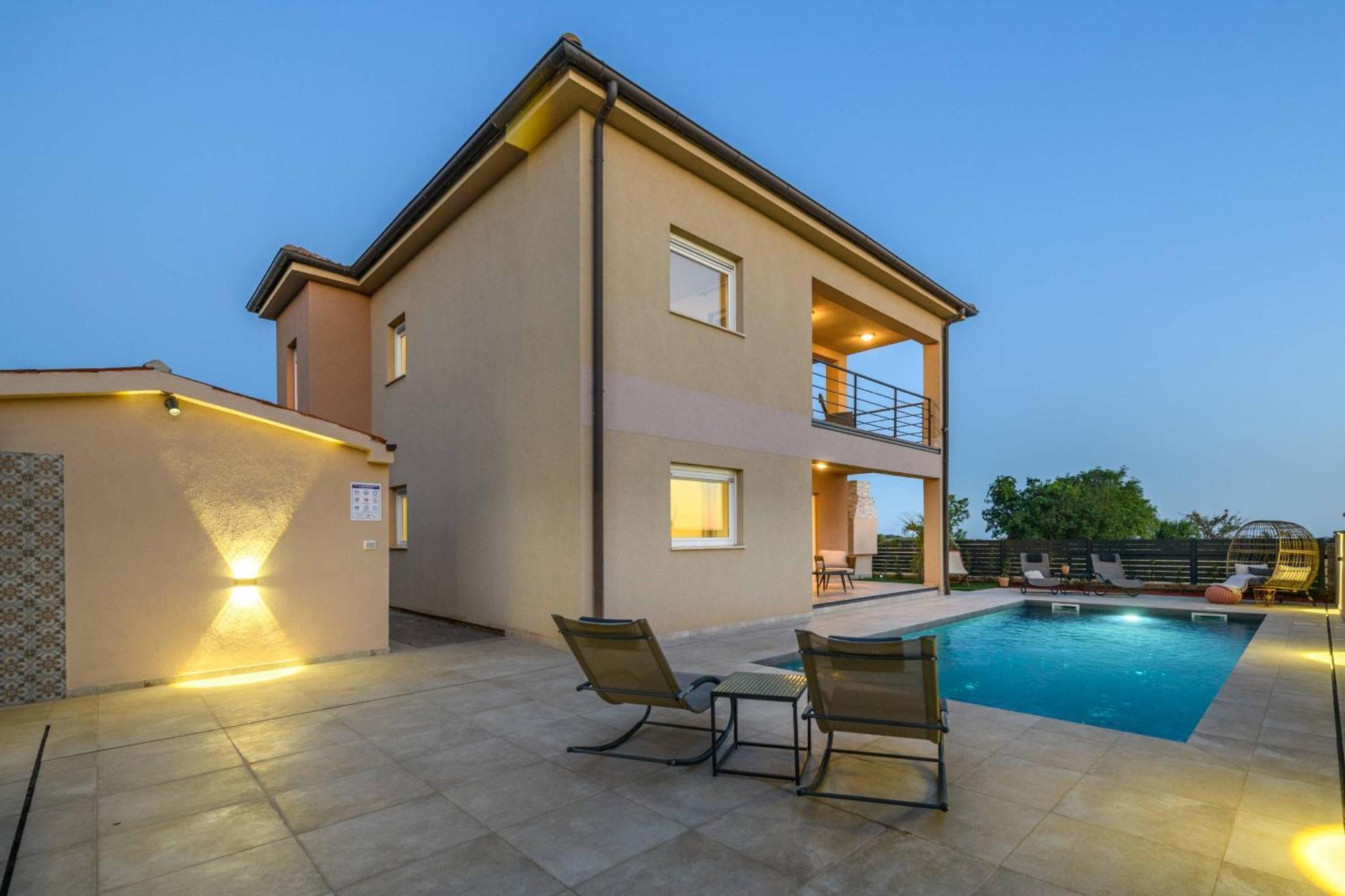 Villa Brionika Mit Pool Vodnjan Exterior foto