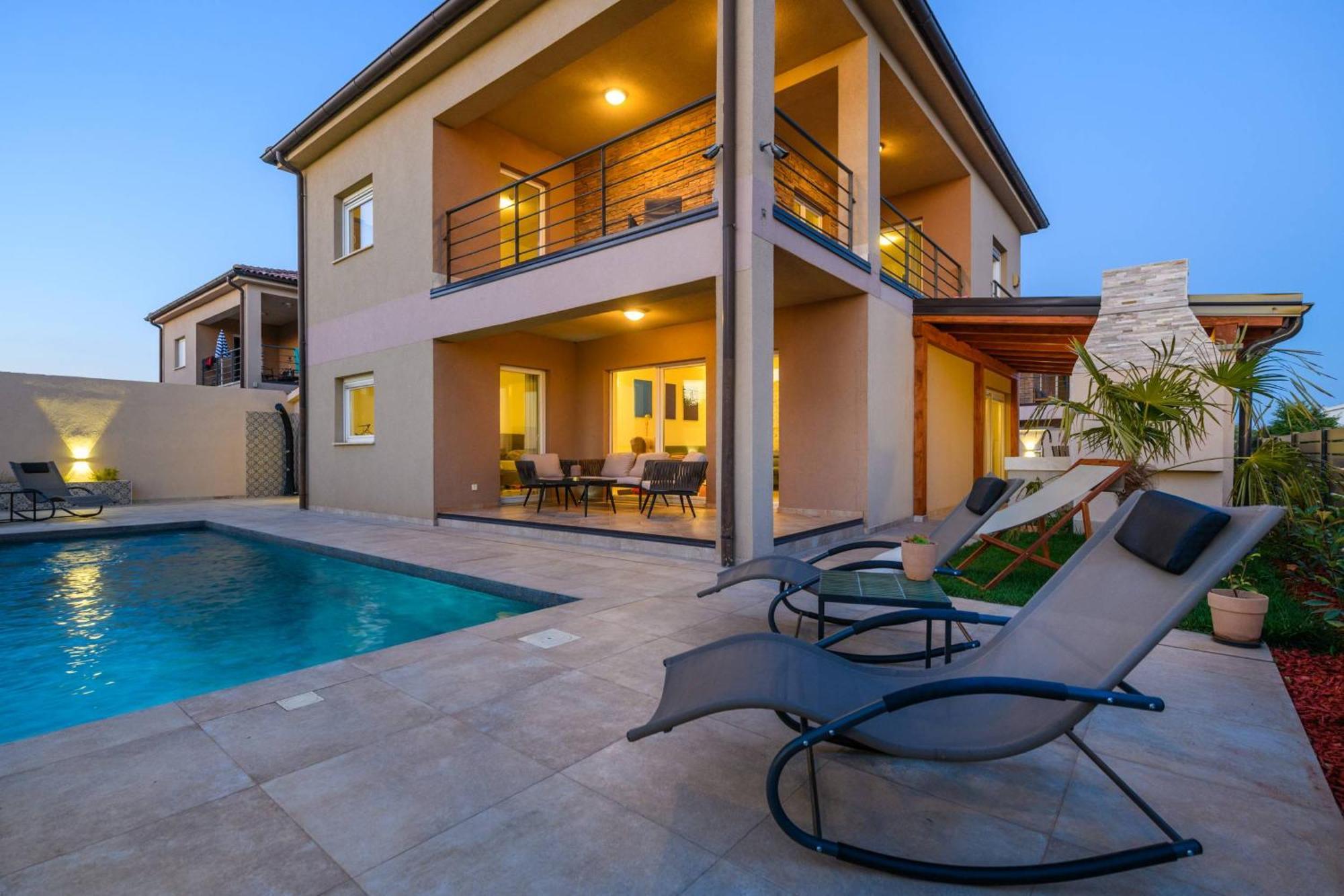 Villa Brionika Mit Pool Vodnjan Exterior foto